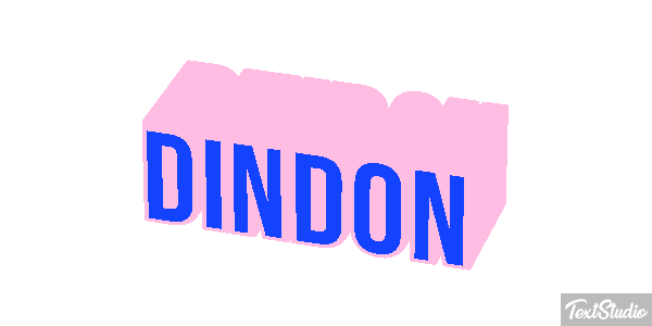 Dindon Text effect