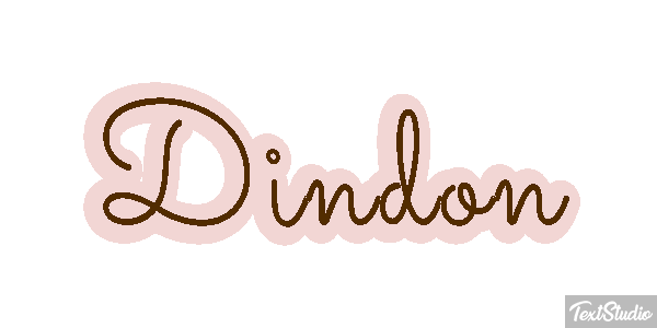 Dindon Text effect
