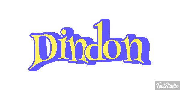 Dindon Text effect