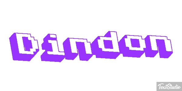Dindon Text effect