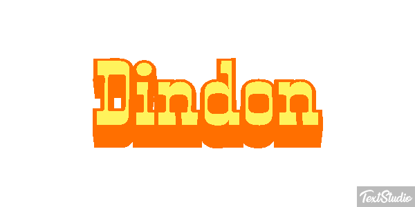 Dindon Text effect