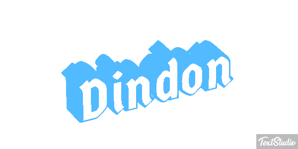 Dindon Text effect