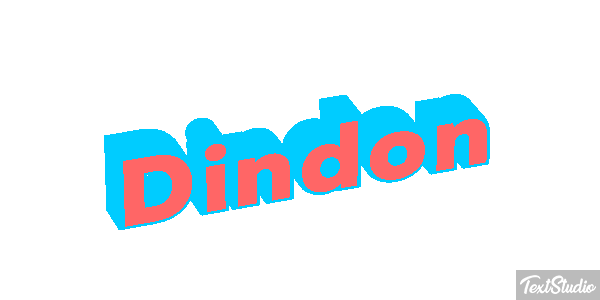Dindon Text effect