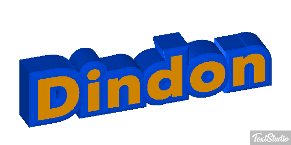 Dindon Text effect