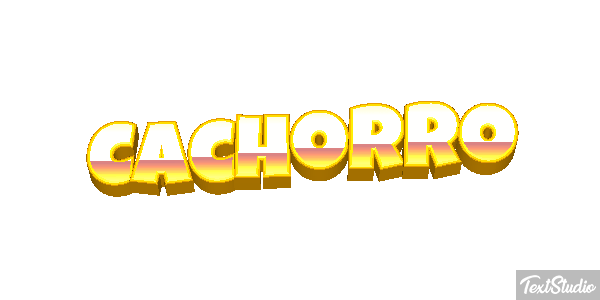 Cachorro Effetto testo