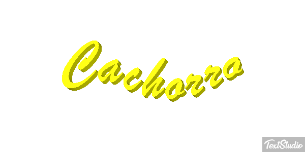 Cachorro Effetto testo