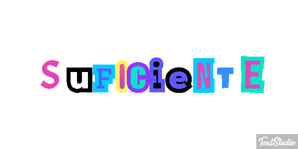 Suficiente Efeito do texto