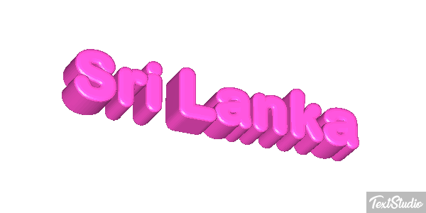 Sri Lanka Text effect