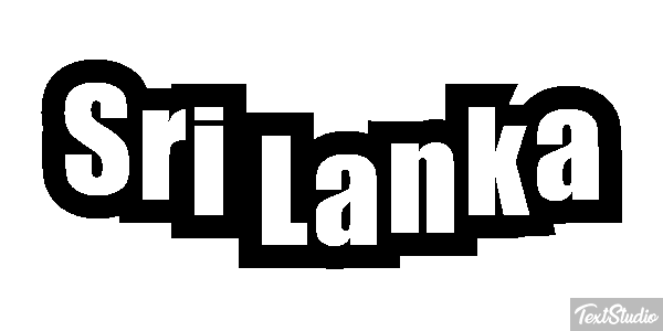 Sri Lanka Text effect