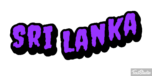 Sri Lanka Text effect