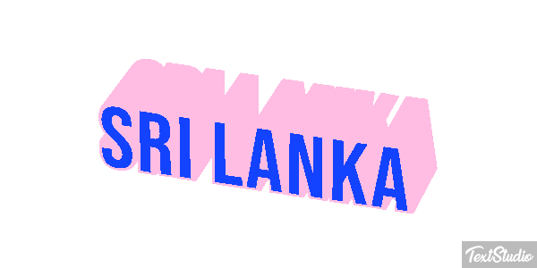 Sri Lanka Text effect