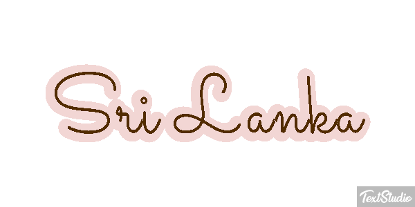 Sri Lanka Text effect