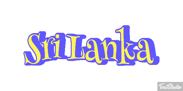 Sri Lanka Text effect