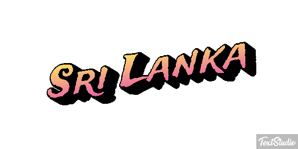 Sri Lanka Text effect