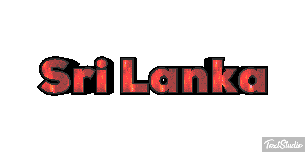 Sri Lanka Text effect