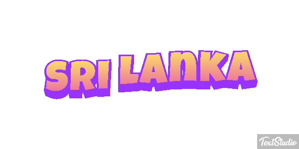 Sri Lanka Text effect
