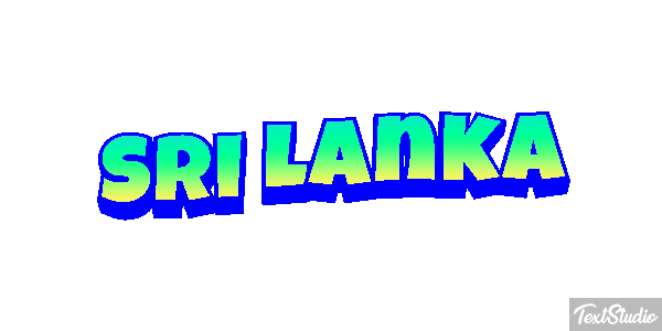Sri Lanka Text effect