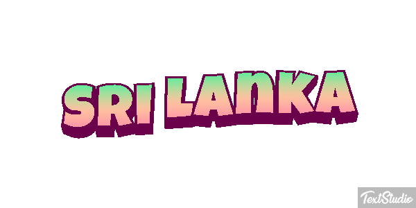 Sri Lanka Text effect