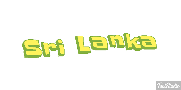 Sri Lanka Text effect