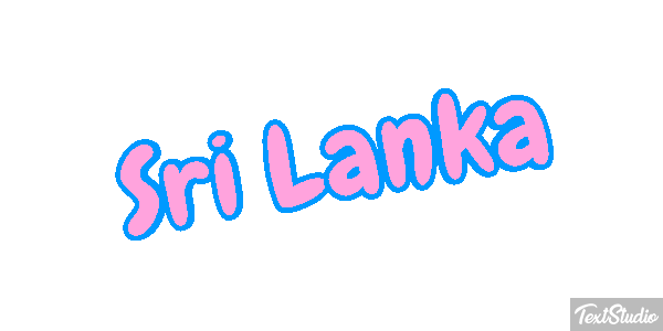 Sri Lanka Text effect