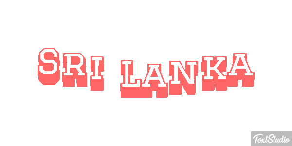 Sri Lanka Text effect