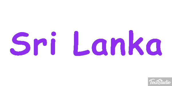 Sri Lanka Text effect