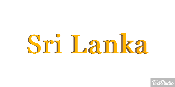 Sri Lanka Text effect