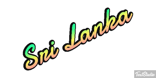 Sri Lanka Text effect