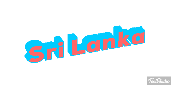 Sri Lanka Text effect