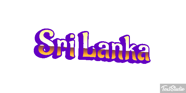 Sri Lanka Text effect