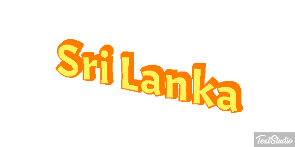 Sri Lanka Text effect