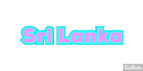 Sri Lanka Text effect