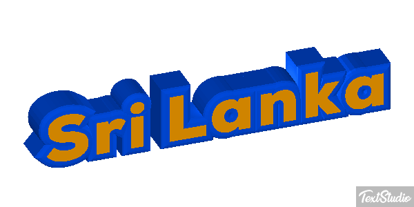 Sri Lanka Text effect