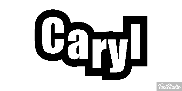 Caryl Текстовый эффект