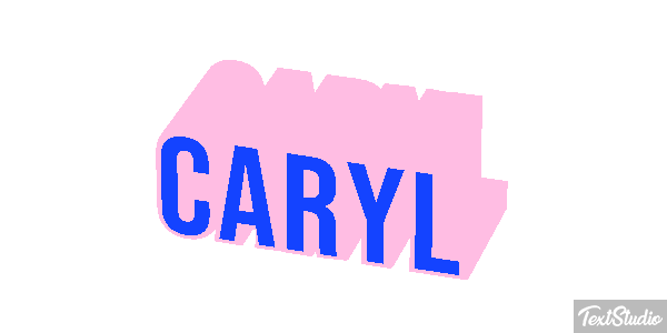Caryl Текстовый эффект