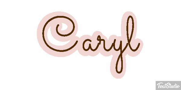 Caryl Текстовый эффект