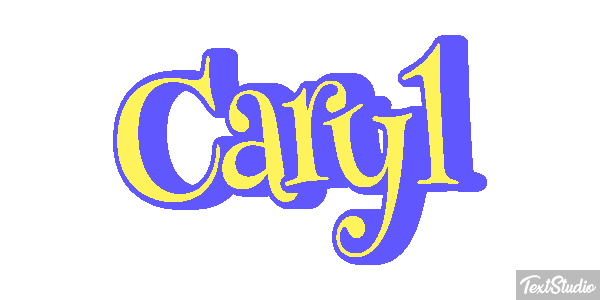 Caryl Текстовый эффект