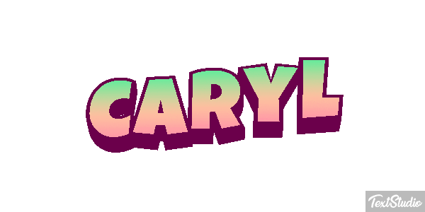 Caryl Текстовый эффект