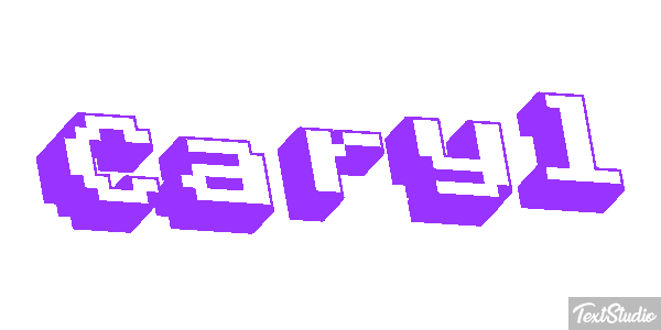 Caryl Текстовый эффект