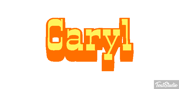 Caryl Текстовый эффект