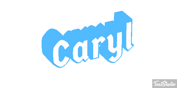 Caryl Текстовый эффект