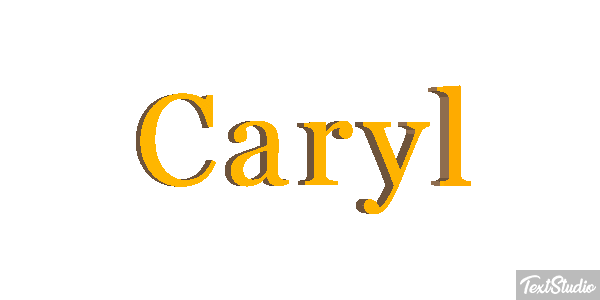 Caryl Текстовый эффект
