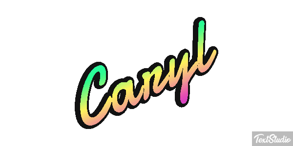 Caryl Текстовый эффект