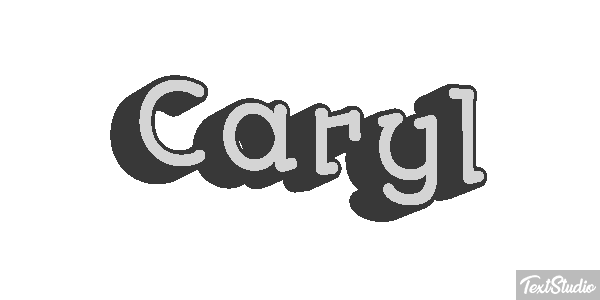 Caryl Текстовый эффект