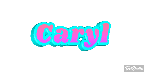 Caryl Текстовый эффект