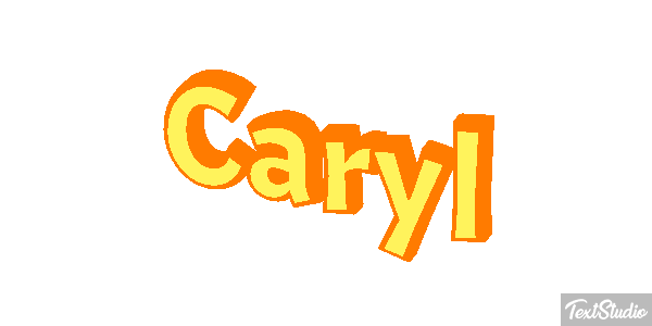 Caryl Текстовый эффект