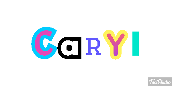 Caryl Текстовый эффект