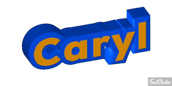 Caryl Текстовый эффект