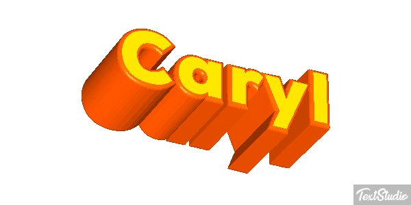 Caryl Текстовый эффект