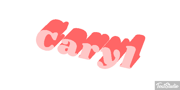 Caryl Текстовый эффект